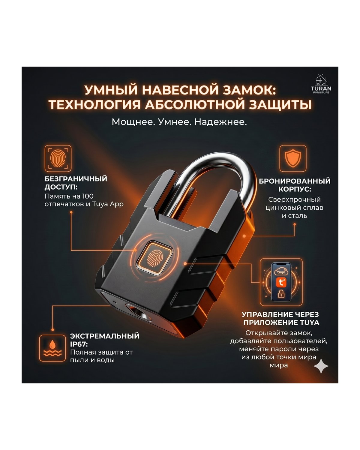 Навесной замок EverLast 0033-2